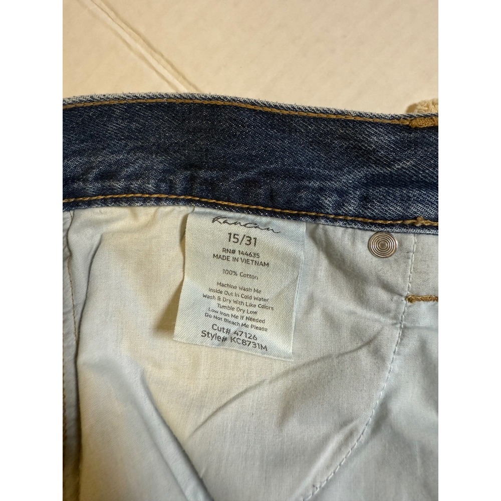 KanCan Jocy Mid Rise Super Wide Leg Jeans Medium Wash Blue Cotton Size 15/31 - Picture 6 of 8